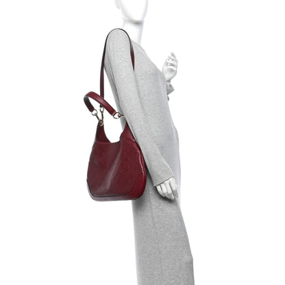 Gucci GG Calfskin Embossed B Medium Shoulder Bag Rose Ancora 2 of 12