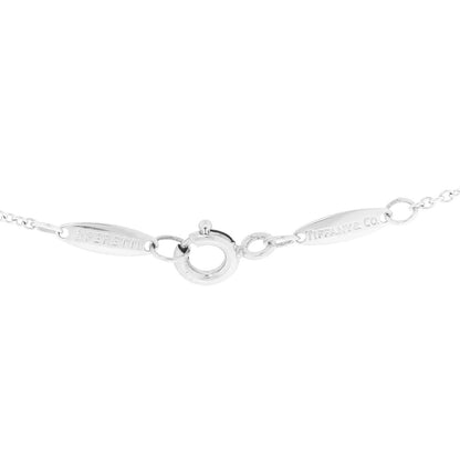 Tiffany Sterling Silver Aquamarine Elsa Peretti Color By The Yard Pendant Necklace 4 of 6