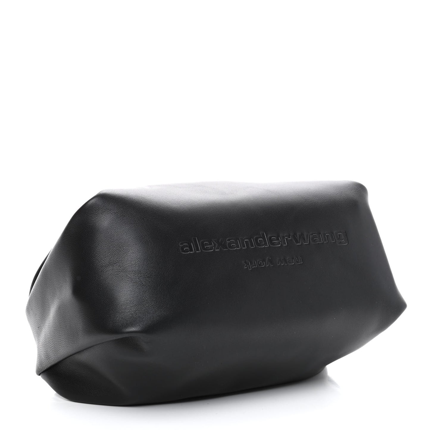 Lambskin Mini Scrunchie Bag Black