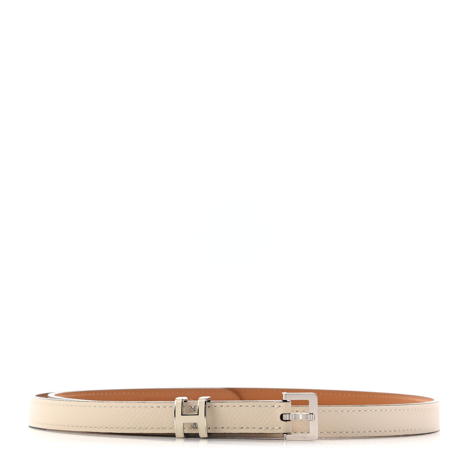 Hermes Epsom 15mm Pop H Belt 85 Craie 1 of 7