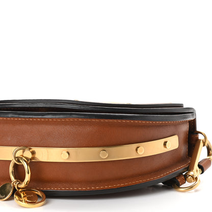 Chloe Calfskin Small Nile Bracelet Minaudiere Bag Caramel 8 of 8
