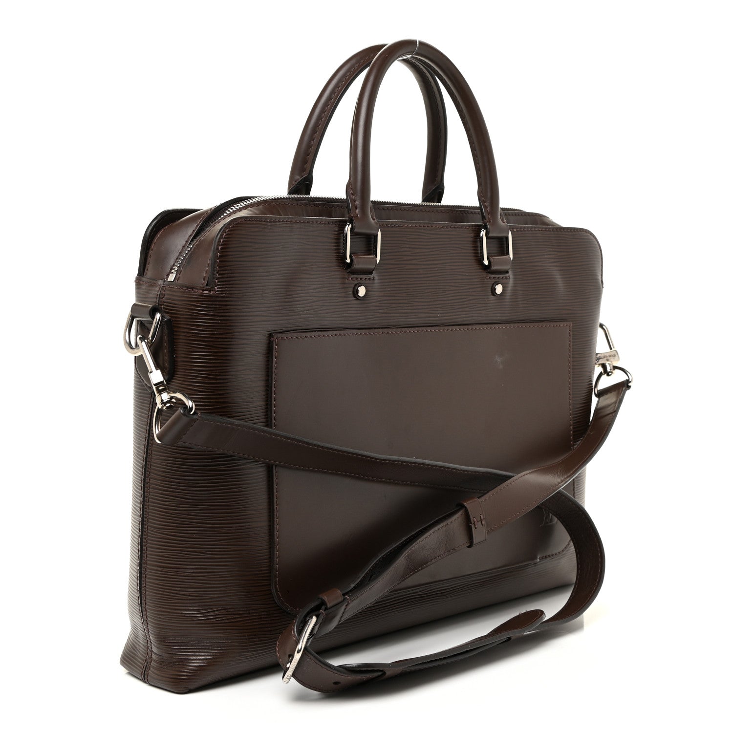 Louis Vuitton Epi Brooks Briefcase Brown 3 of 40