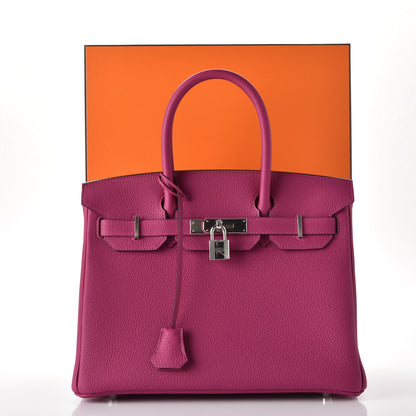 Hermes Togo Birkin 30 Rose Pourpre 38 of 38