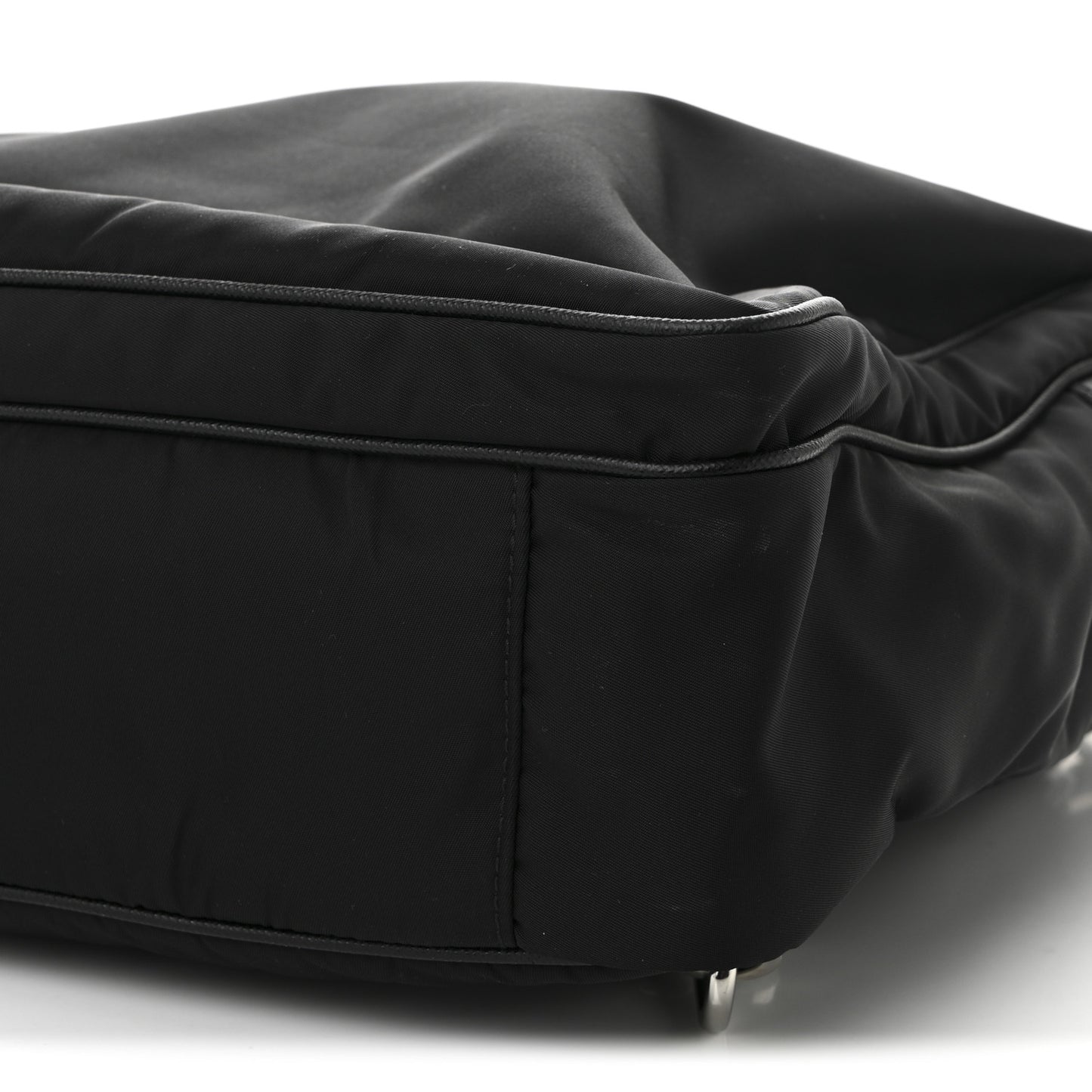 Tessuto Nylon Saffiano Briefcase Black