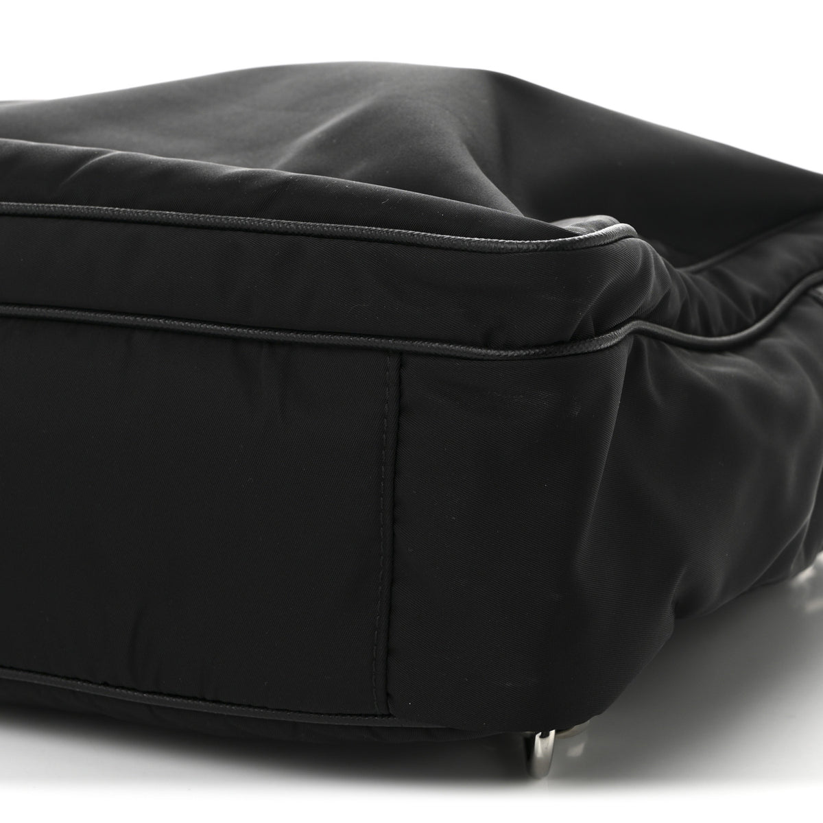 Tessuto Nylon Saffiano Briefcase Black