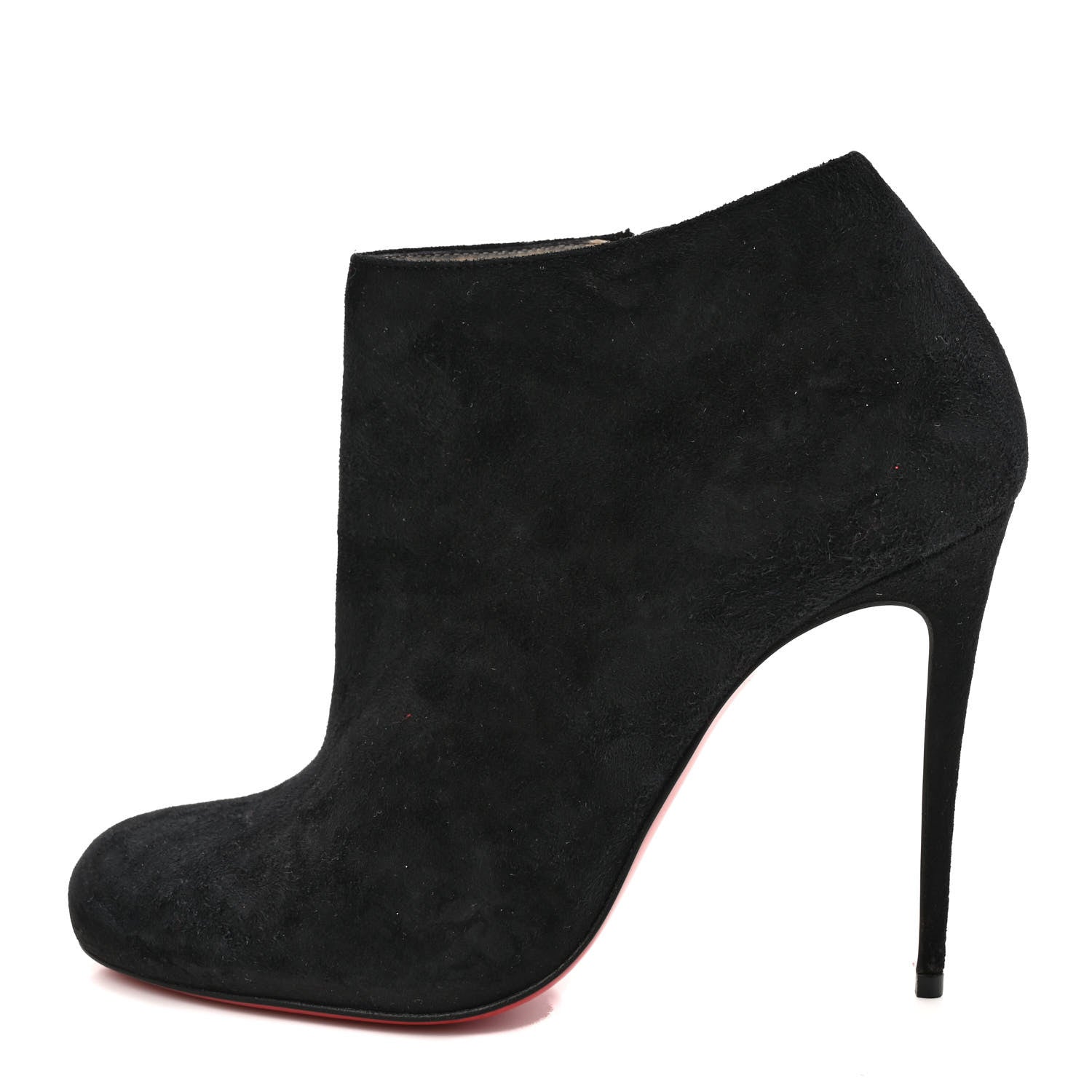 Christian Louboutin Suede Bellissima 100 Ankle Boots 36.5 Black 1 of 8
