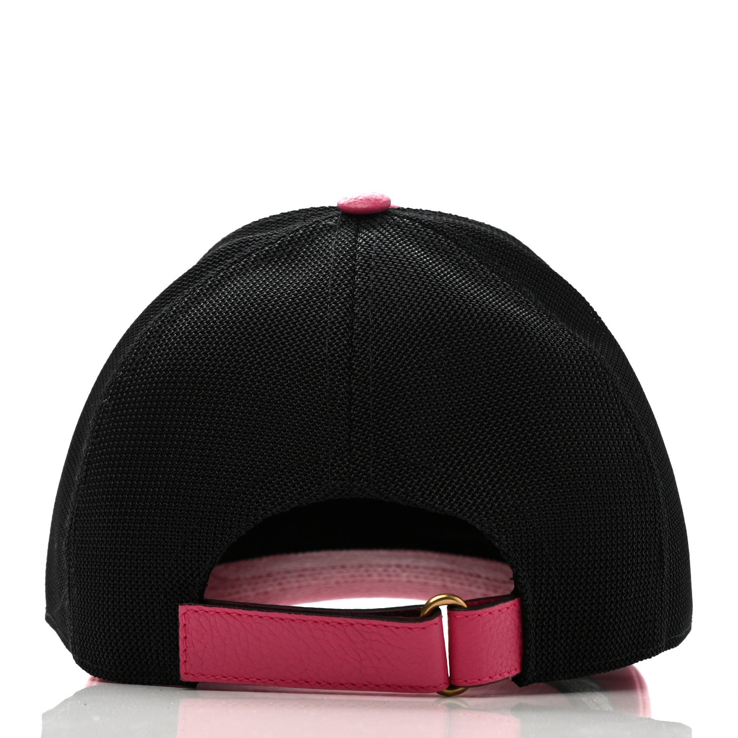 Gucci Grained Calfskin Logo Baseball Hat S Box Pink 6 of 10