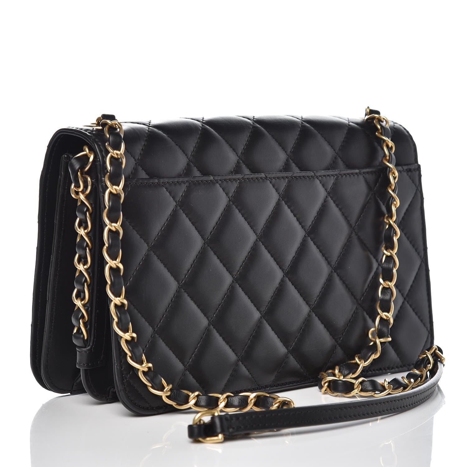 Chanel Calfskin Quilted Medium Everyday Chic Single Flap Black 3 of 8