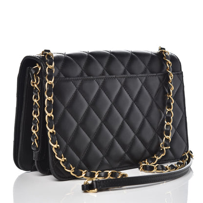Chanel Calfskin Quilted Medium Everyday Chic Single Flap Black 3 of 8