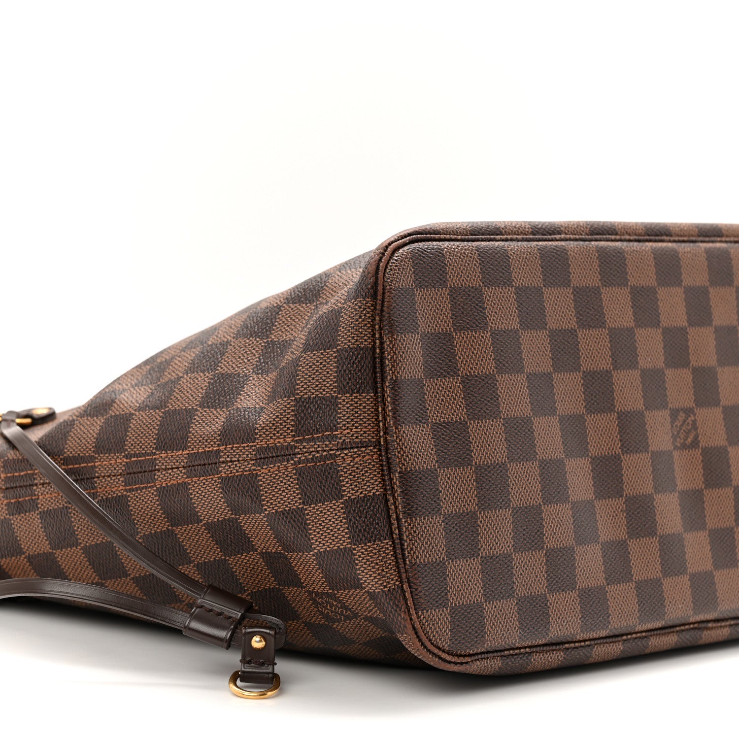Louis Vuitton Damier Ebene Neo Neverfull MM Rose Ballerine 11 of 13
