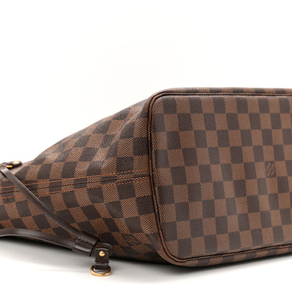 Louis Vuitton Damier Ebene Neo Neverfull MM Rose Ballerine 11 of 13