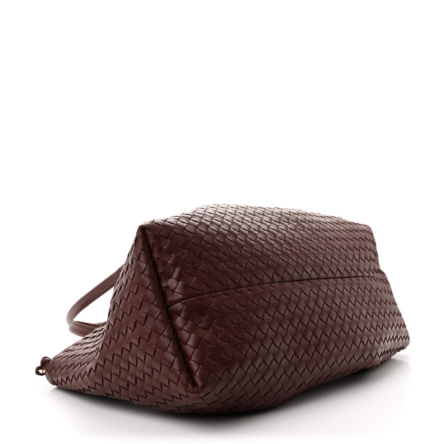 Bottega Veneta Calfskin Intrecciato Pinacoteca Reversible Tote Madder Brown Lunar 5 of 10