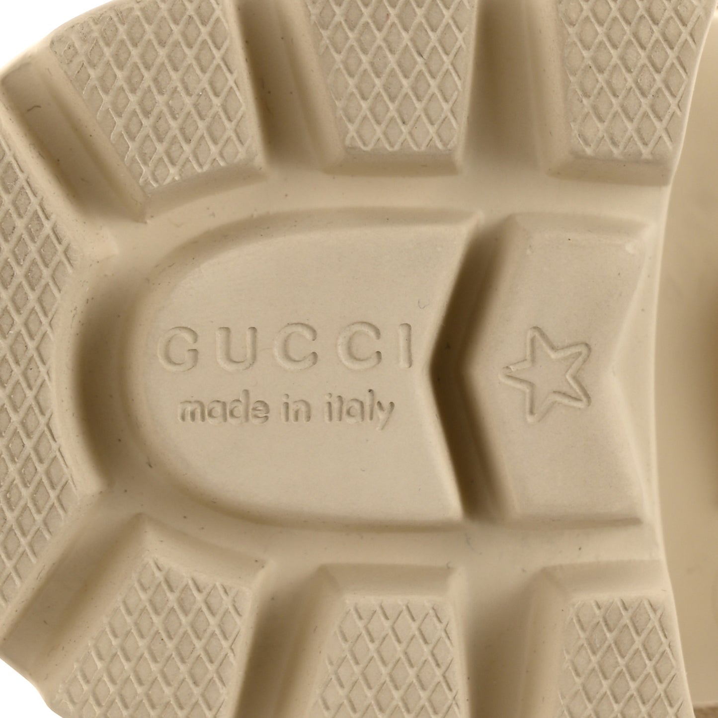 Monogram Granada Kid Trip 40/72mm Lug Sole Sandals 38 Beige Ebony Mystic White
