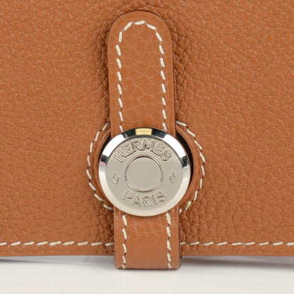 Hermes Togo Dogon Duo Wallet Gold 7 of 11