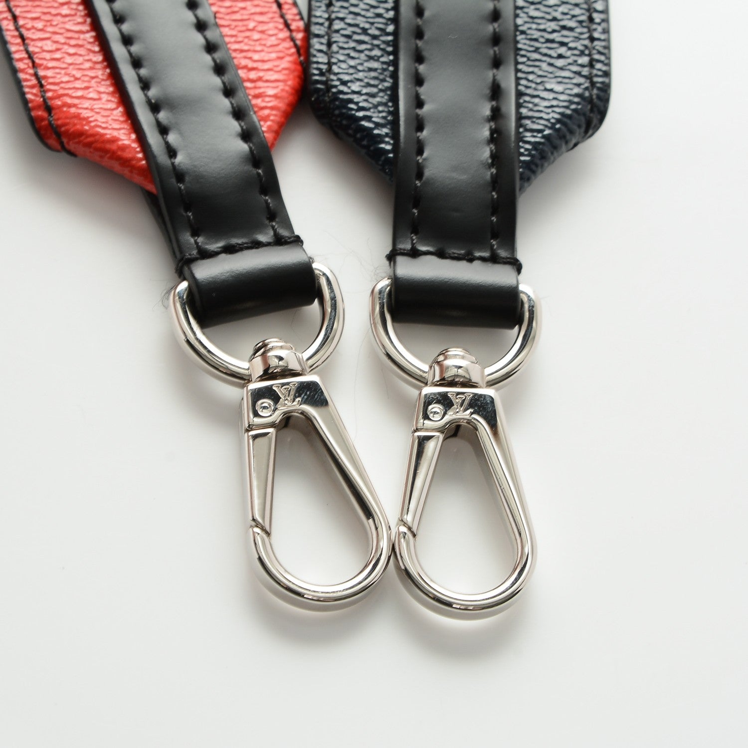 Louis Vuitton Canvas Bandouliere Shoulder Strap Black Bleu Digital 6 of 6