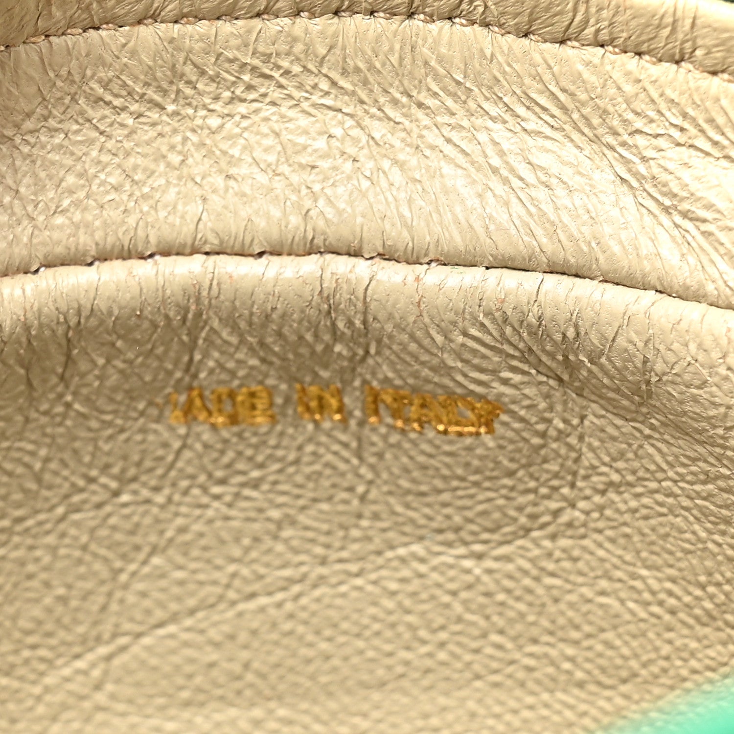 Chanel Lambskin Quilted CC Tassel Camera Case Green 8 of 16