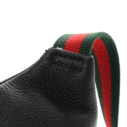 Gucci Grained Calfskin Small Logo Belt Bag Black 10 of 10