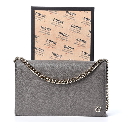 Gucci Dollar Calfskin Medium Betty Chain Wallet Loess 9 of 9