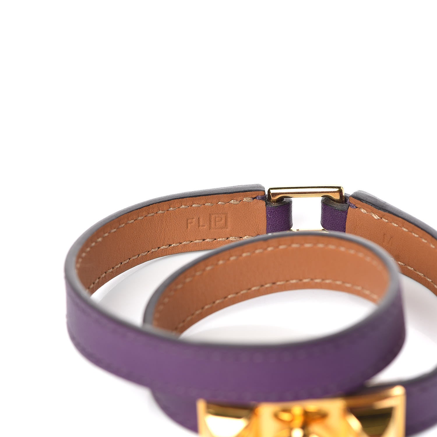 Hermes Swift Rivale Double Tour Bracelet M Ultraviolet 6 of 7