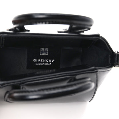Givenchy Shiny Lord Calfskin Micro Antigona Black 4 of 9