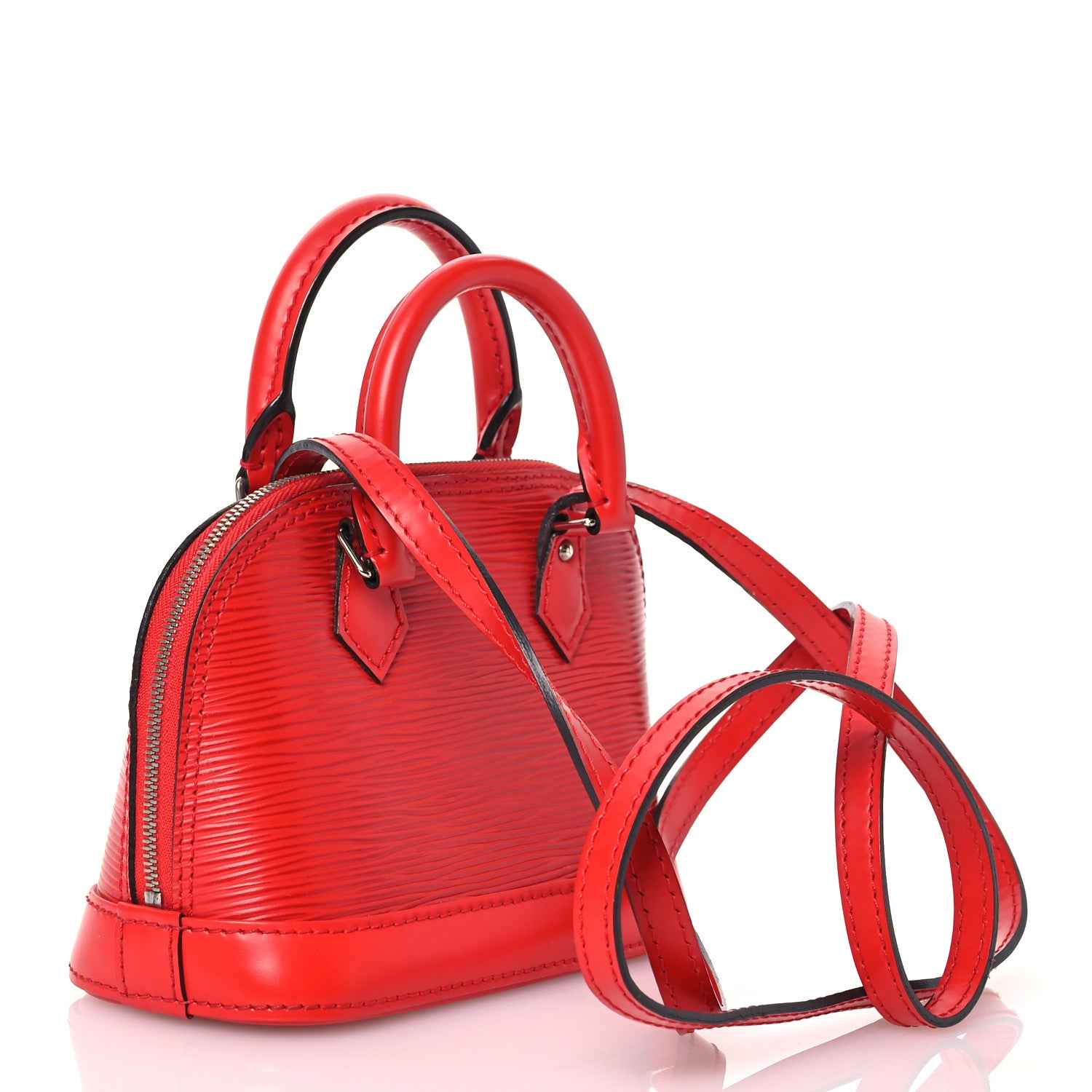 Louis Vuitton Epi Nano Alma Coquelicot 3 of 16