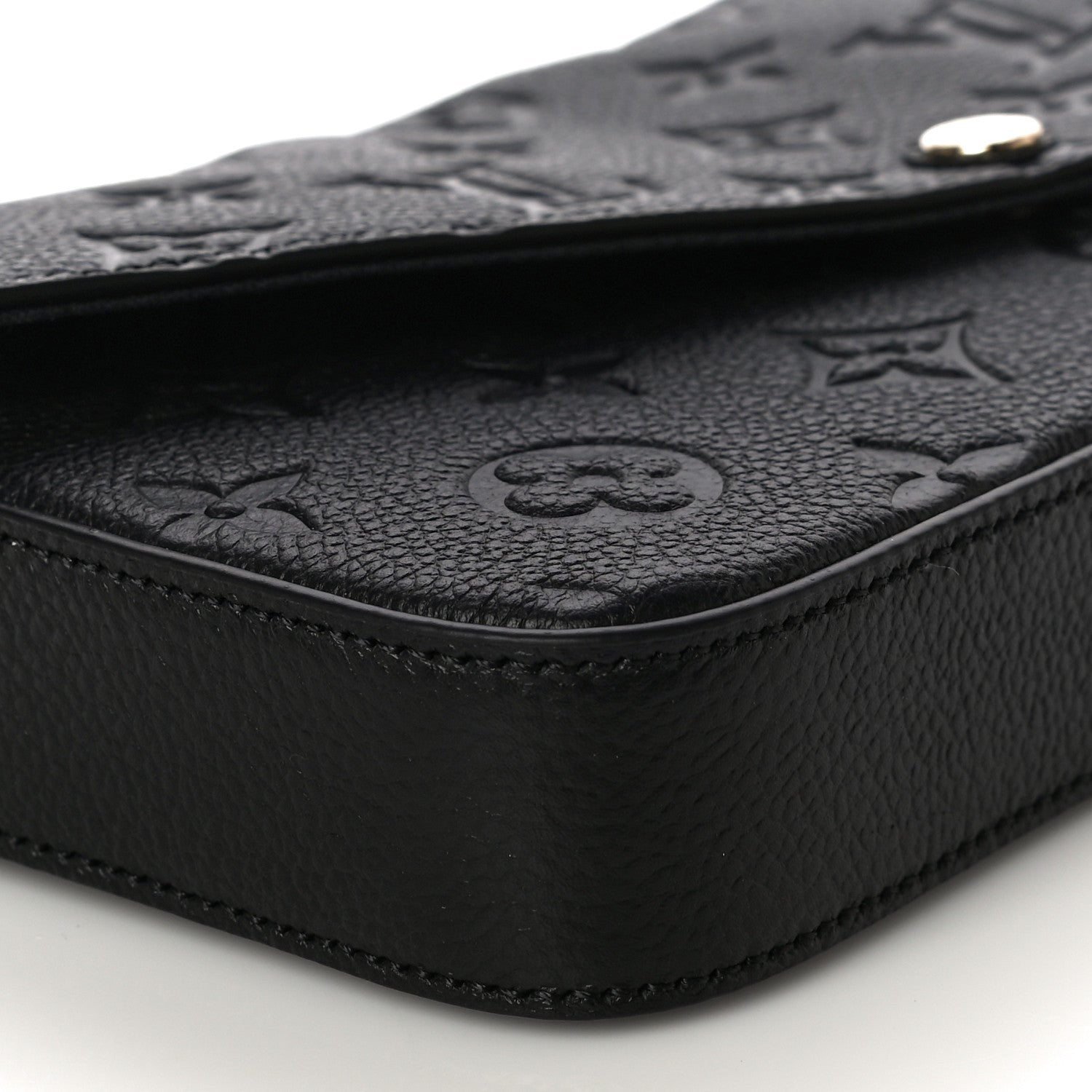 Louis Vuitton Empreinte Pochette Felicie Chain Wallet Black 9 of 11