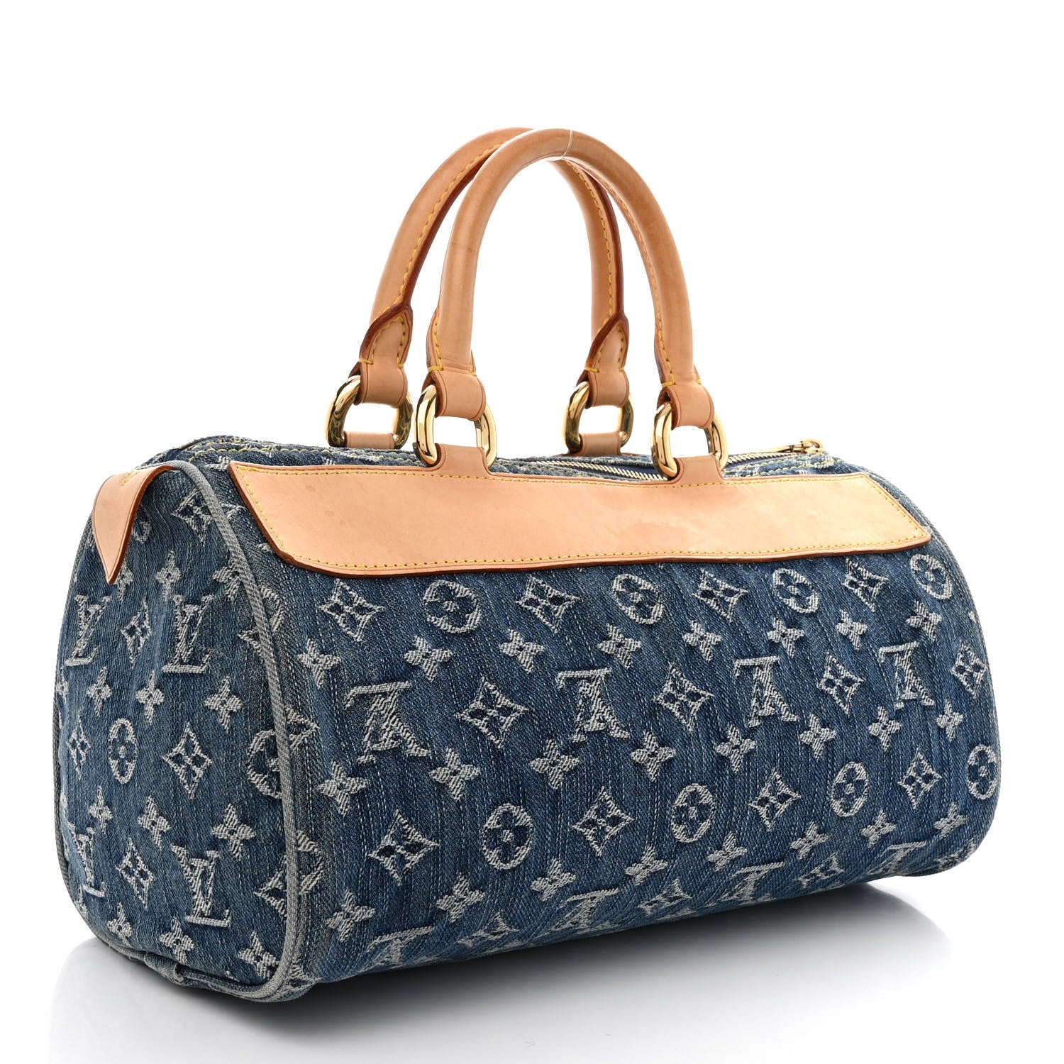 Louis Vuitton Monogram Denim Neo Speedy Blue 3 of 12