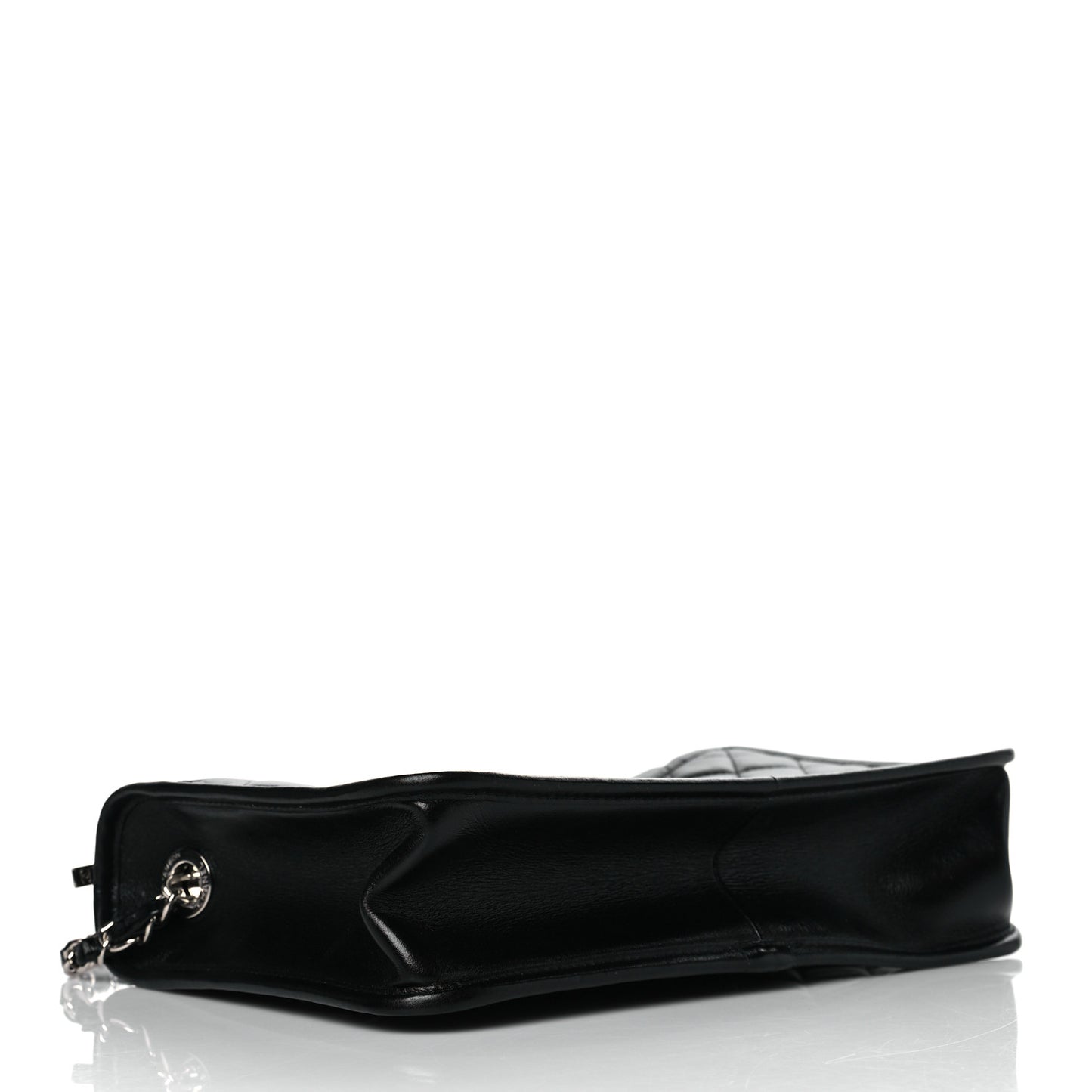 Aged Calfskin Quilted Large Working Vibe Camera Case Black