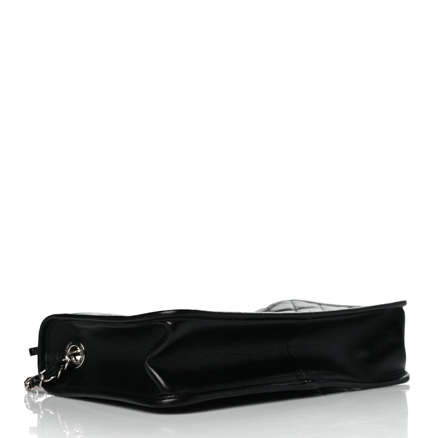 Chanel Aged Calfskin Quilted Large Working Vibe Camera Case Black 4 of 10