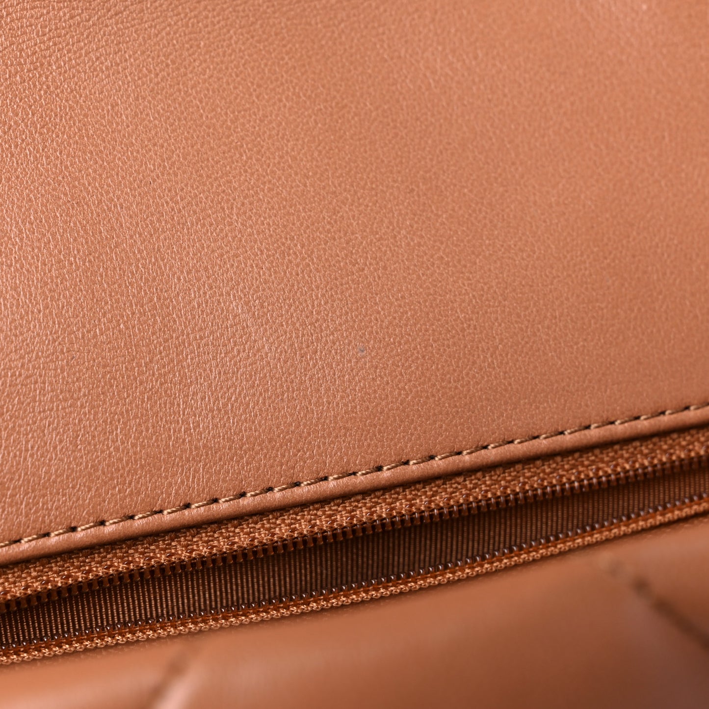 Lambskin Quilted Medium Chanel 19 Flap Brown