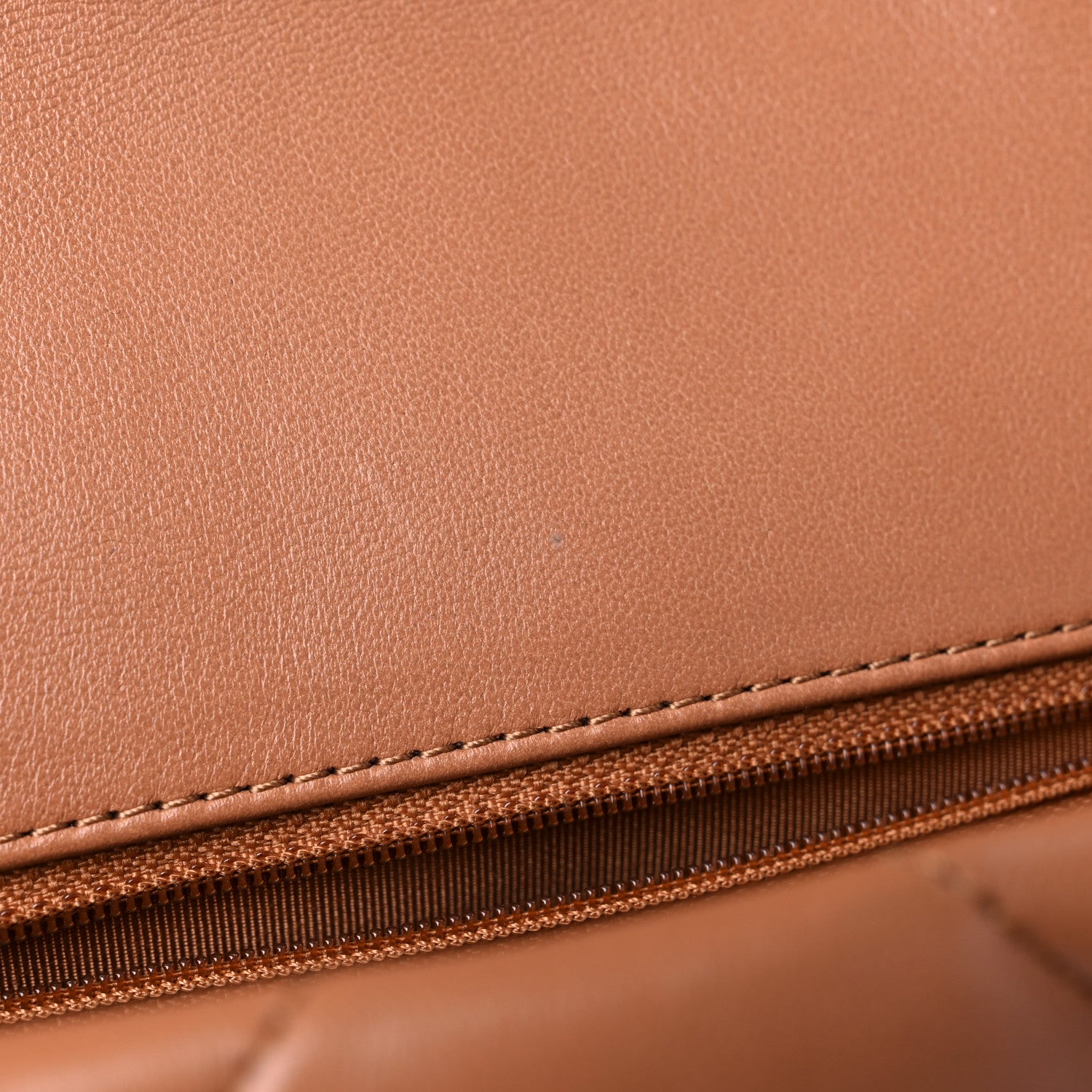 Chanel Lambskin Quilted Medium Chanel 19 Flap Brown 10 of 11