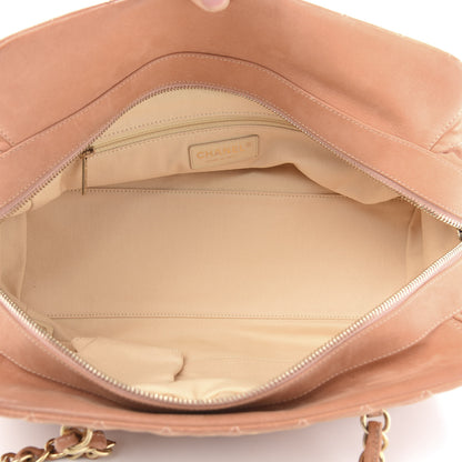 Chanel Iridescent Calfskin Chic Quilt Bowling Bag Dark Beige 5 of 13
