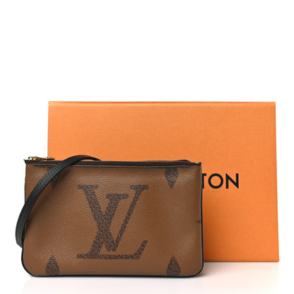 Louis Vuitton Reverse Monogram Giant Double Zip Pochette 10 of 10