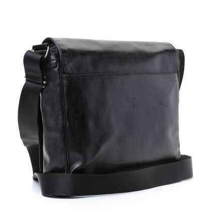 Christian Dior Monogram Coated Canvas Messenger Black 2 of 7