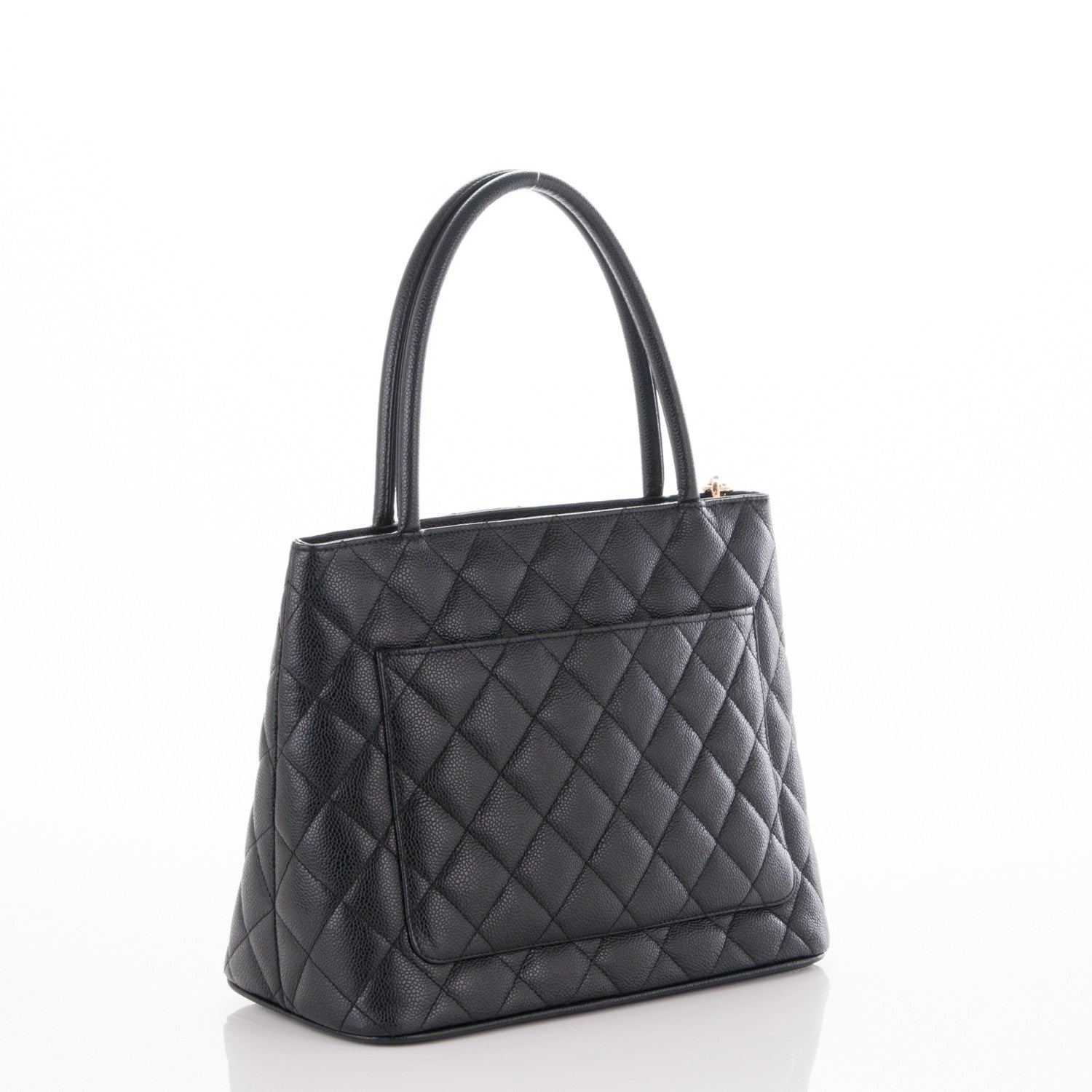 Chanel Caviar Quilted Medallion Tote Black 2 of 7