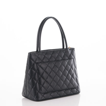 Chanel Caviar Quilted Medallion Tote Black 2 of 7
