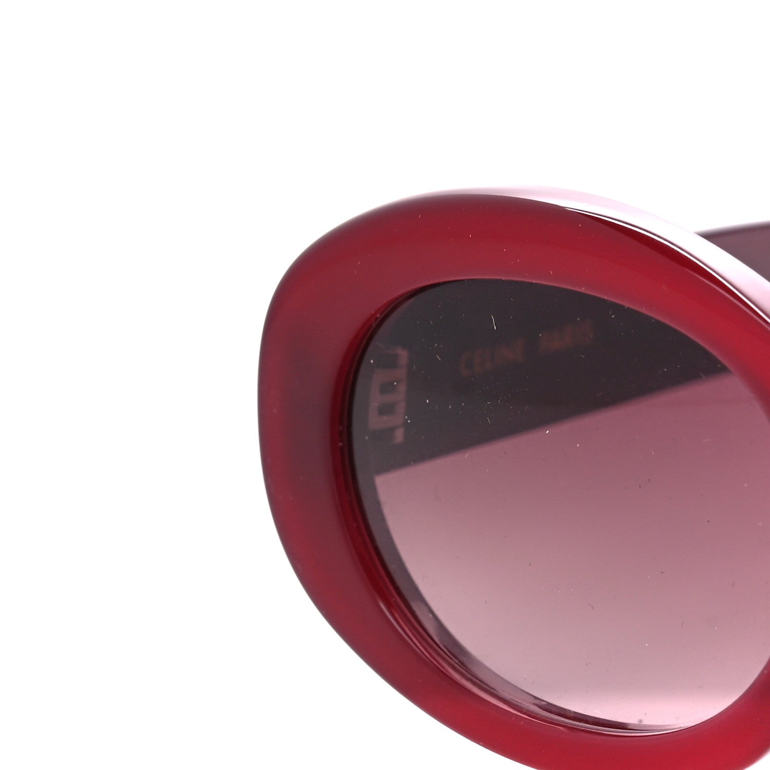 Celine Acetate Triomphe 01 Sunglasses CL 40194U Milky Burgundy 9 of 10