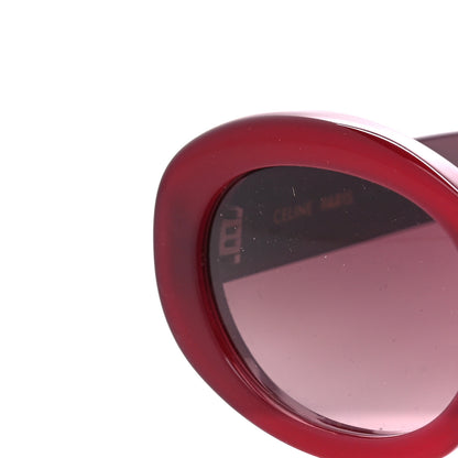 Celine Acetate Triomphe 01 Sunglasses CL 40194U Milky Burgundy 9 of 10