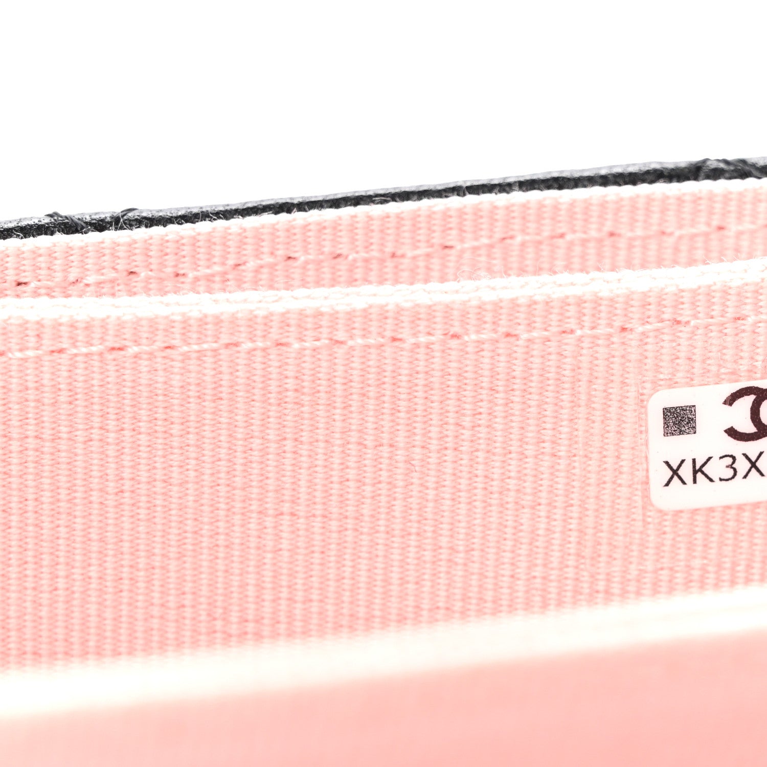 Chanel Lambskin Quilted Mini Wallet on Chain WOC Black Pink 8 of 13