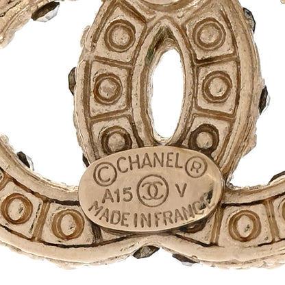 Chanel Pearl CC Earrings Gold 4 of 5