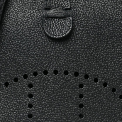 Hermes Taurillon Clemence Evelyne III GM Black 8 of 11