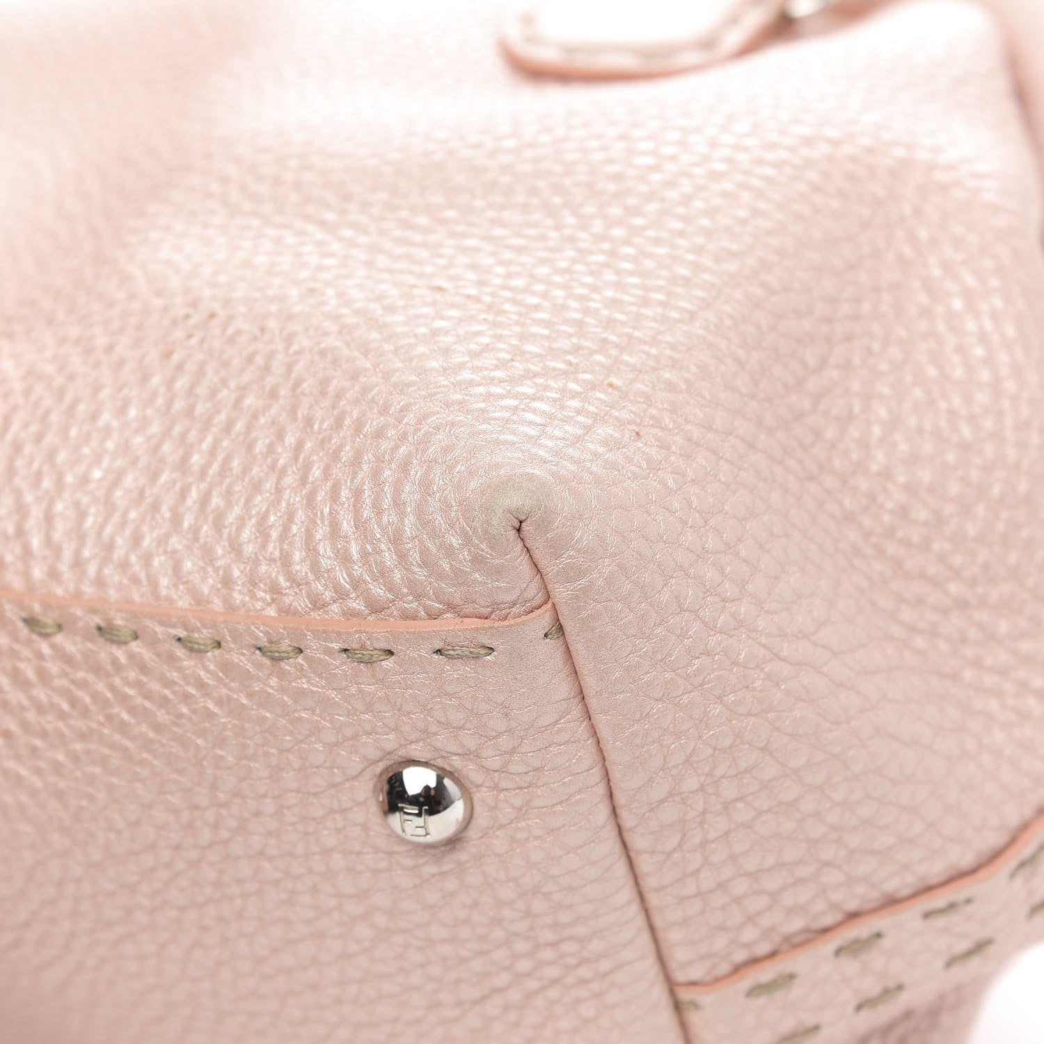 Fendi Cuoio Romano Selleria Adele 1328 Bag Cipria 9 of 16