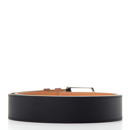 Hermes Sombrero 40mm Partner Belt 95 Black Rouge H 2 of 5