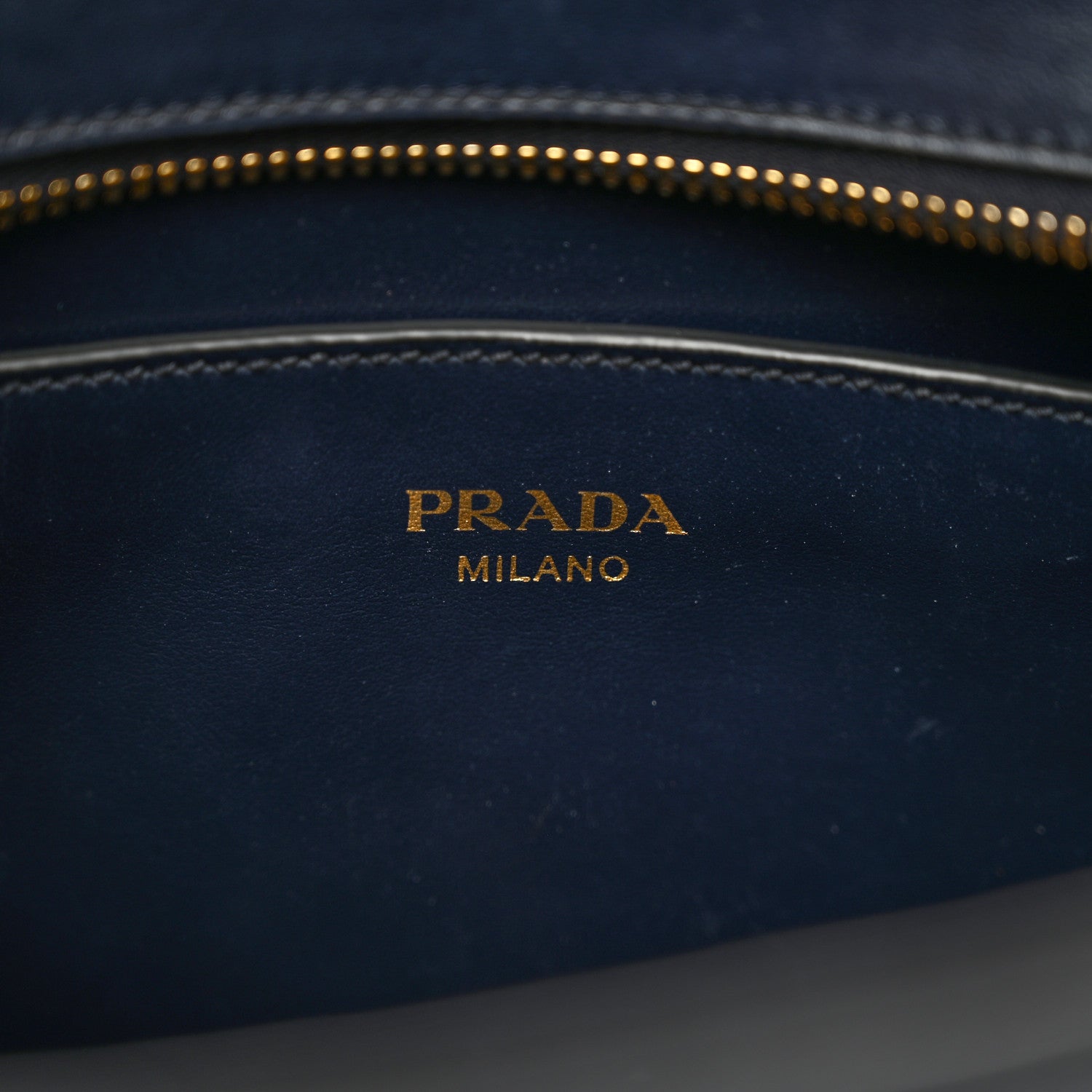 Prada Saffiano Soft Calfskin Small Zippered Tote Baltico 8 of 9