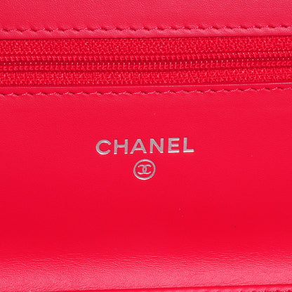 Chanel Caviar Timeless Wallet on Chain WOC Pink 7 of 8