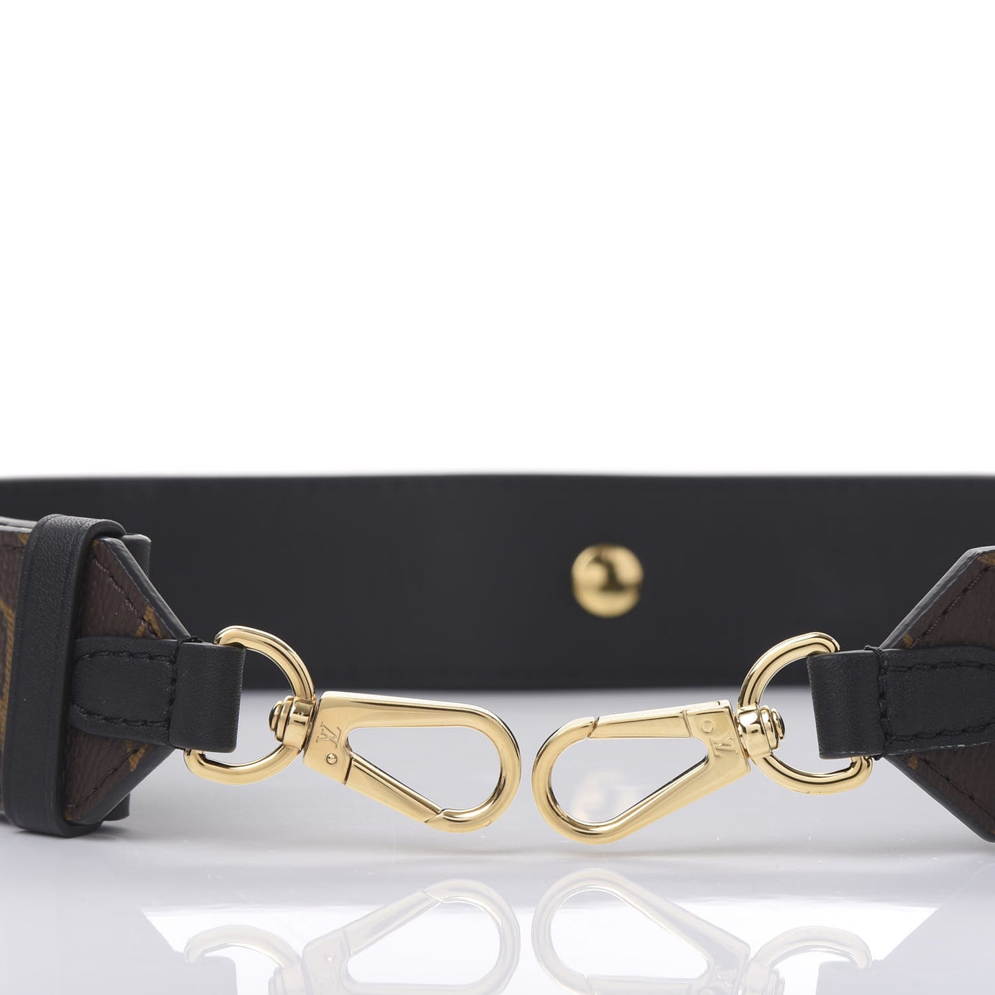 Monogram Adjustable Bandouliere Shoulder Strap Black