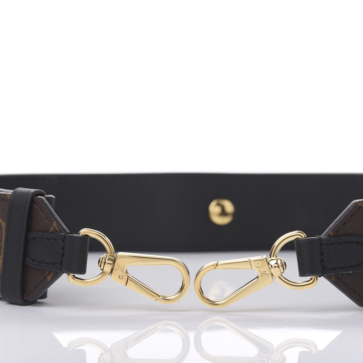 Louis Vuitton Monogram Adjustable Bandouliere Shoulder Strap Black 3 of 4