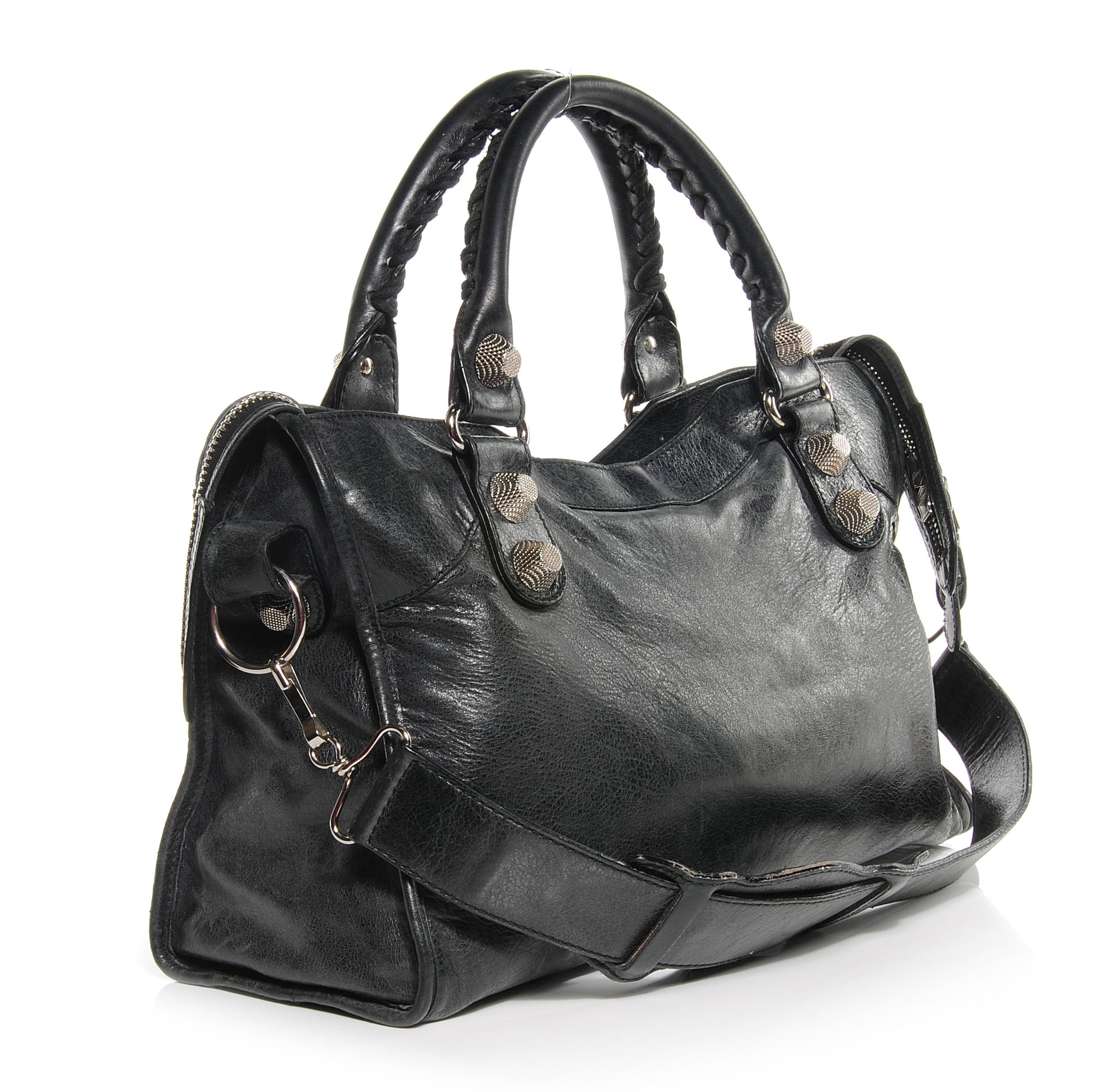 Balenciaga Agneau Giant 21 Silver Hardware City Black 3 of 7