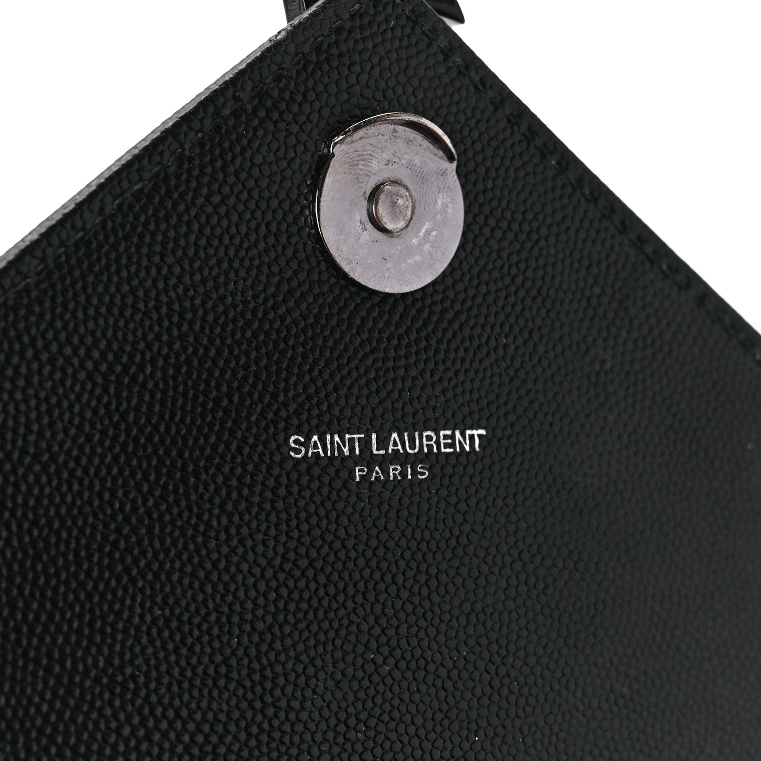 Saint Laurent Grain De Poudre Textured Mixed Matelasse Triquilt Medium Monogram Monochrome Satchel Black 6 of 12