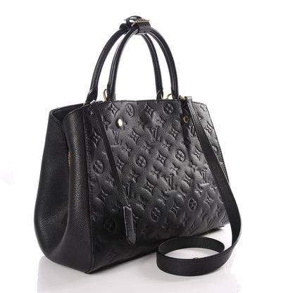 Louis Vuitton Empreinte Montaigne MM Black 2 of 14